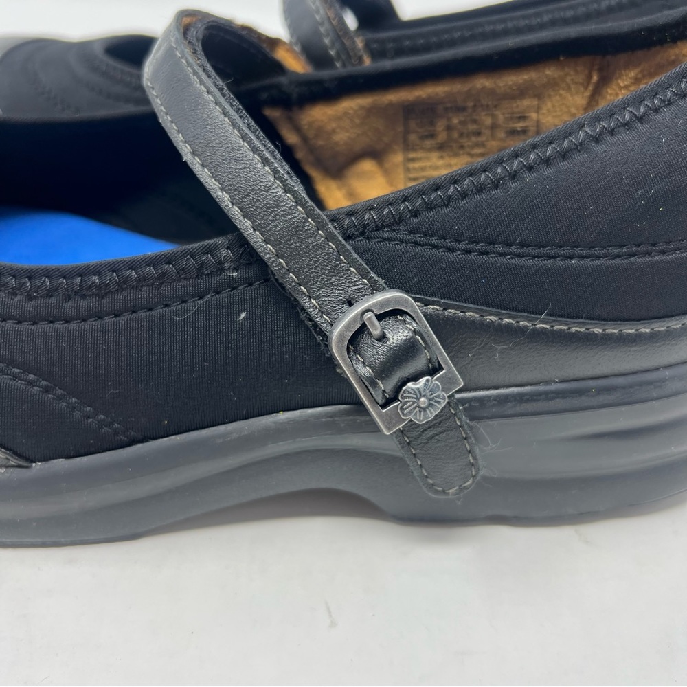 NWT Dr. Comfort Flute Black Leather Mary Jane Diabetic Flat Shoes Size 9 Wide - Picture 7 of 9